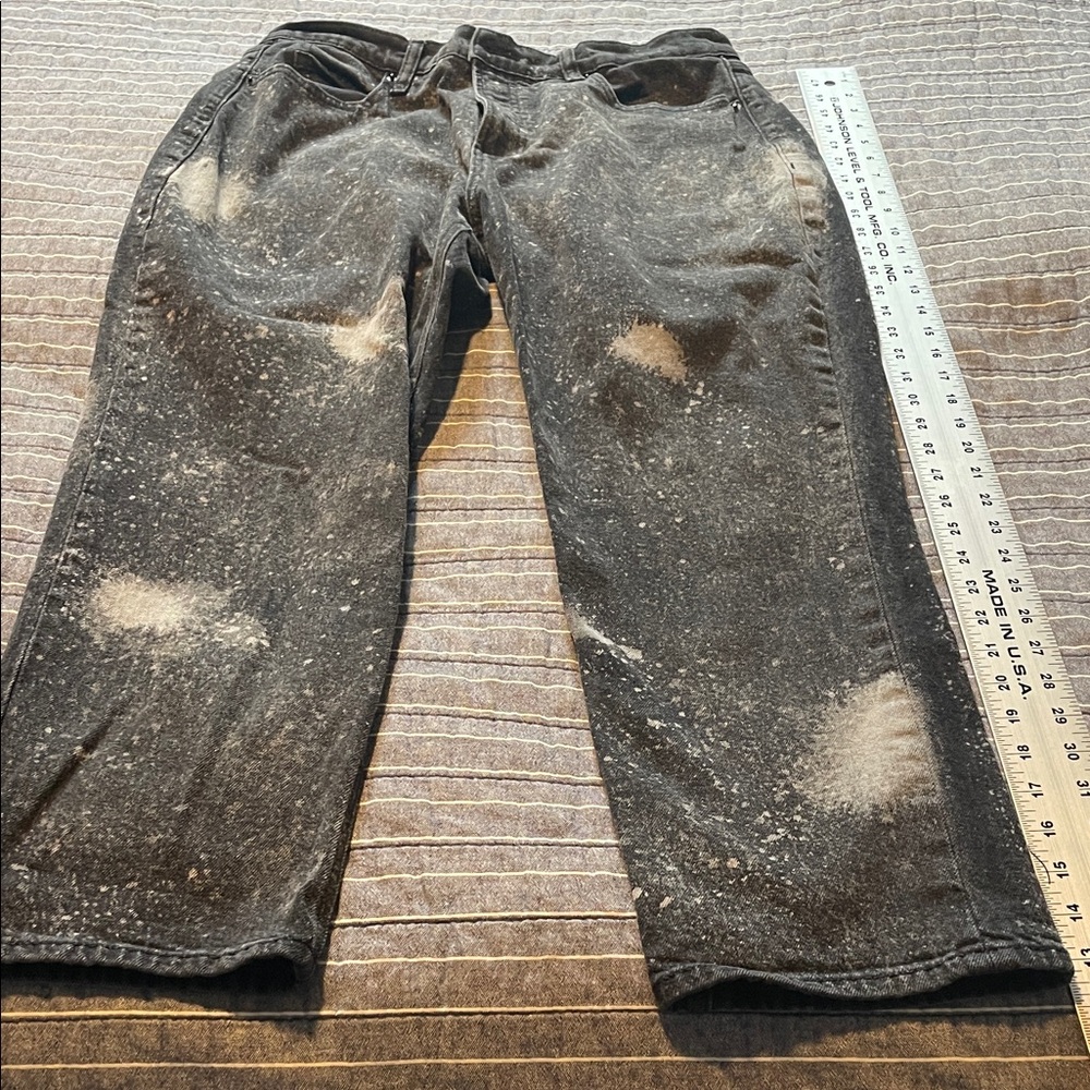 Old Navy Black and White High-Rise Jeans